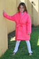 Robe de Chambre Fille Fushia Etoile 